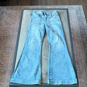 American Eagle Outfitters Light Blue Flare Jeans